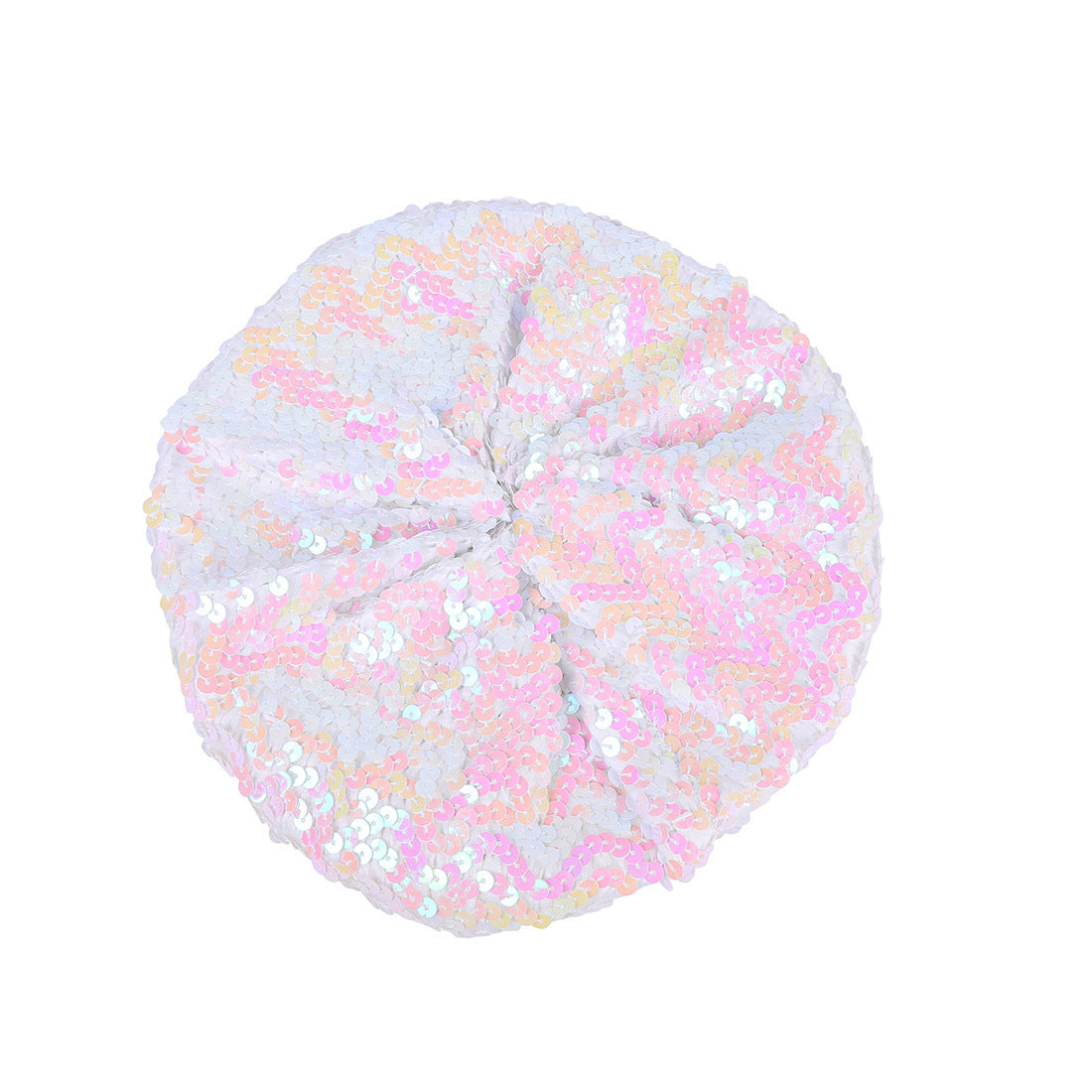 Béret pour femme en paillettes colorées
