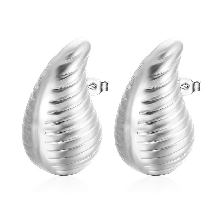 Boucles d'oreilles pendantes en acier inoxydable pour femme