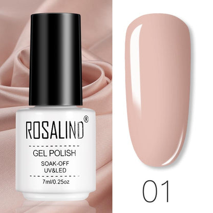 Set de Vernis Gel ROSALIND – Manucure Semi-Permanente, Top Coat UV LED