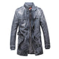 Manteau homme en cuir