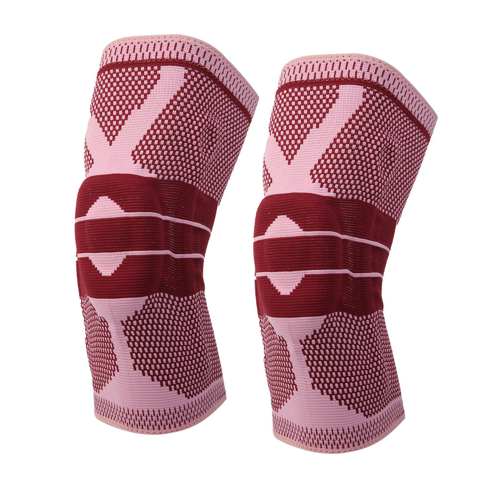 Genouillère à ressort en silicone, protection professionnelle, genouillère rotule de course