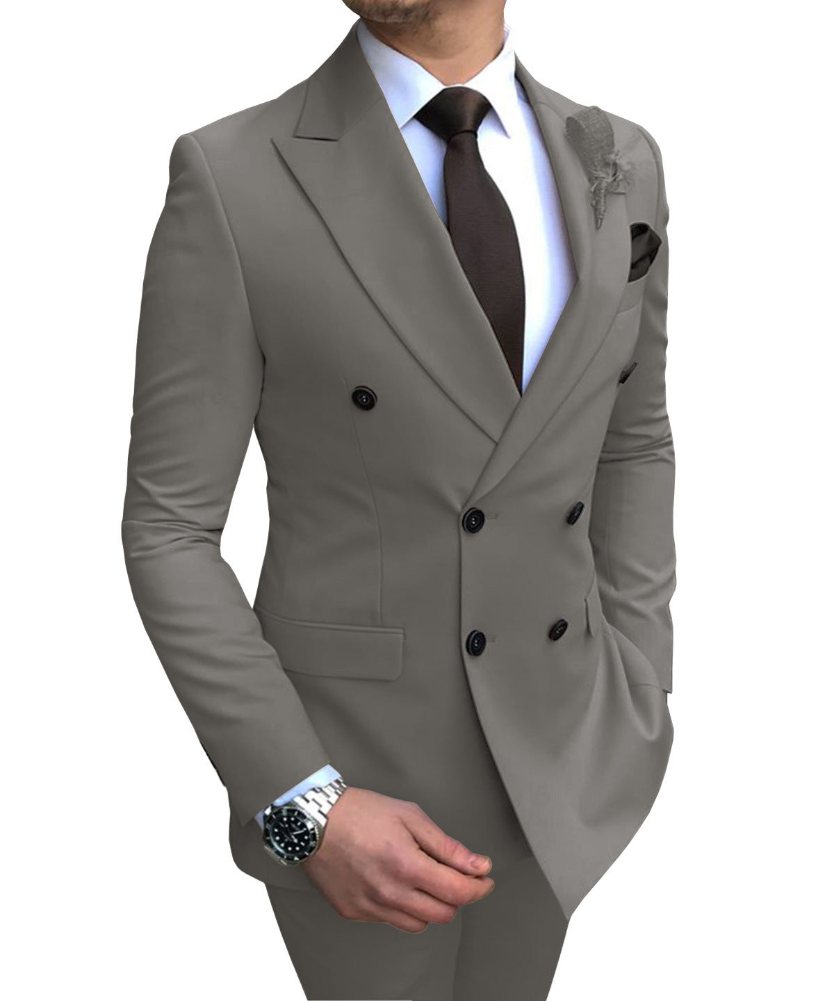 Costume deux pièces pour homme, costume de marié pour mariage