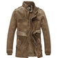 Manteau homme en cuir