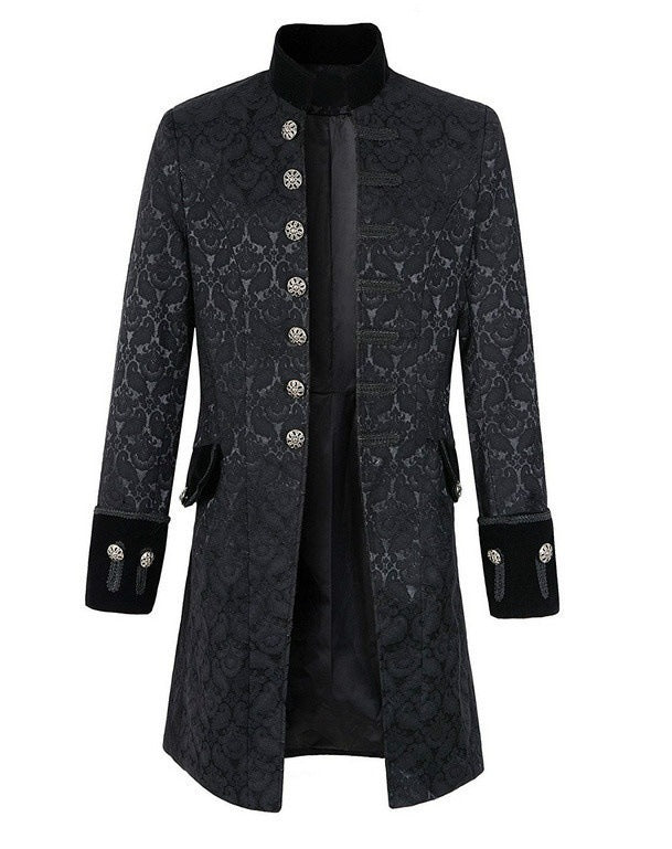 Costume médiéval couleur unie mode steampunk