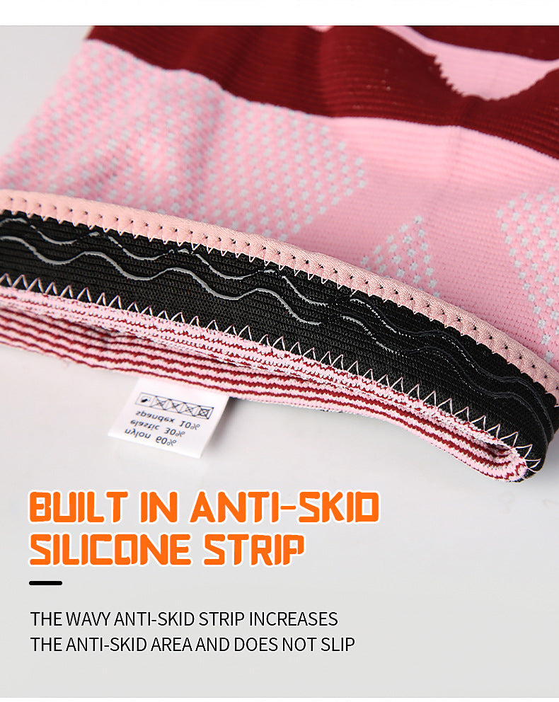 Genouillère à ressort en silicone, protection professionnelle, genouillère rotule de course