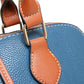 Sac en cuir PU Ashleigh bleu tendance