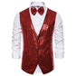 Gilet à paillettes pour costume de scène pour homme