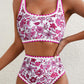 Maillot de bain bikini sexy à motif floral Paisley Fashion