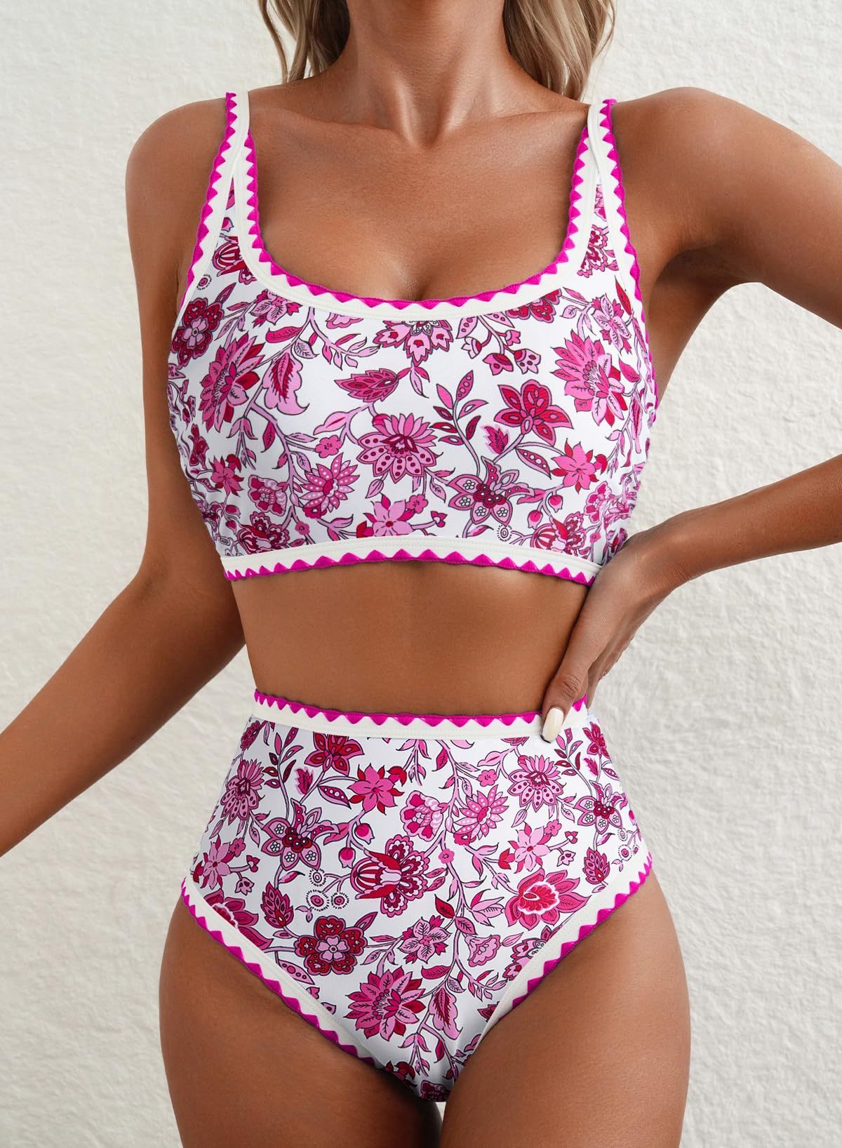 Maillot de bain bikini sexy à motif floral Paisley Fashion