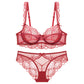 Soutien-gorge à armatures en dentelle pour poitrines généreuses