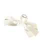 Barrette à cheveux avec ruban décoratif de couleur unie noire