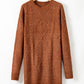Robe chasuble à épaulettes en maille torsadée vert brumeux