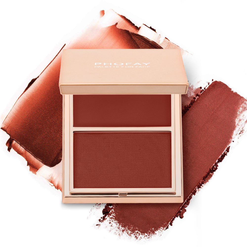 Duo de blush crème et poudre