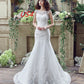 Robe de mariée sirène sexy en dentelle