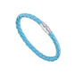 Bracelet tissé en cuir clouté