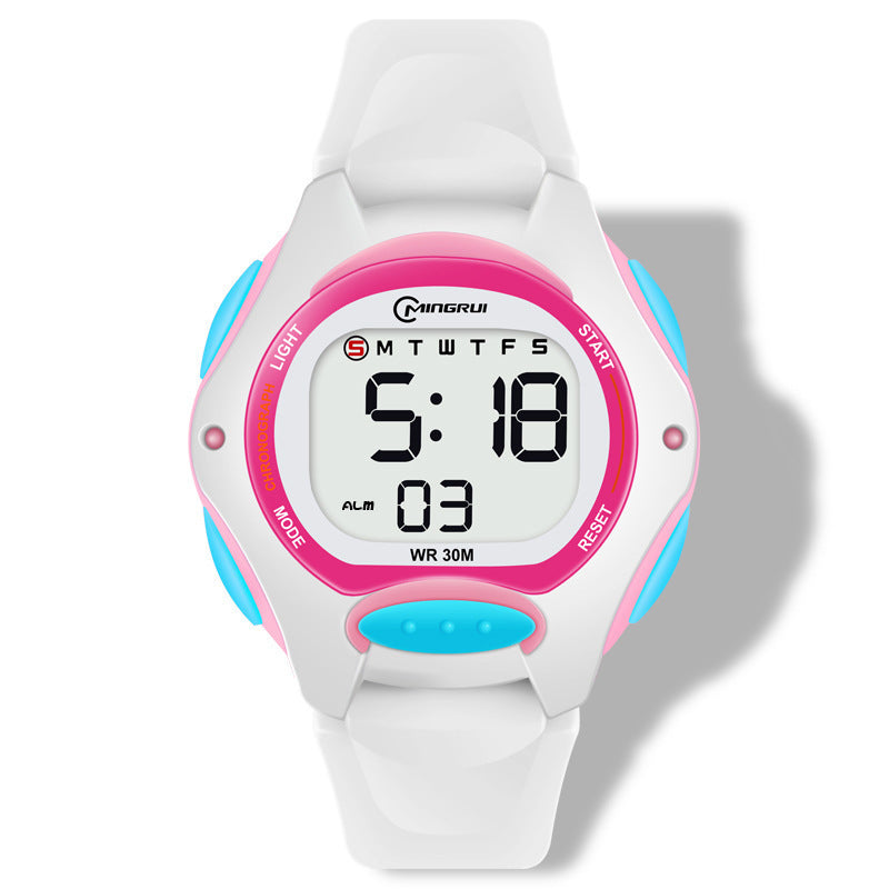 Montre électronique sport étanche multi fonctions pour fille