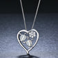 Collier pendentif tortue en or blanc