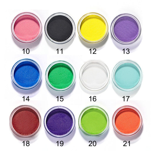 Peinture Corporelle Fluorescente – Crème Colorée, Eyeliner & Visage, Effet Lumineux Halloween