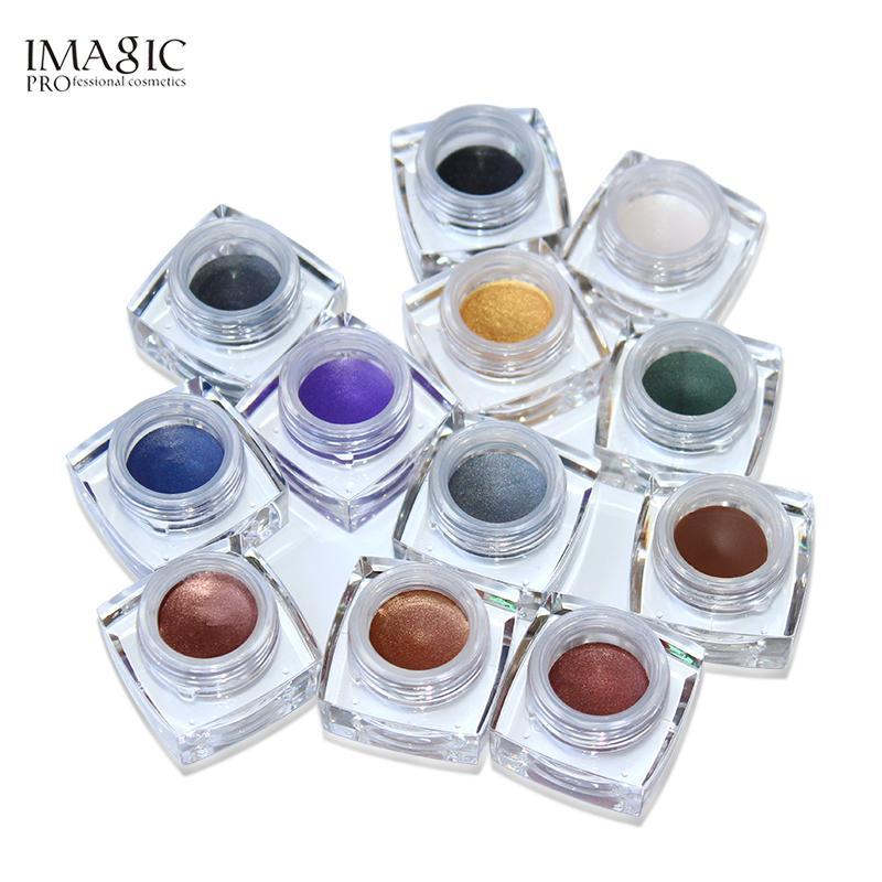 IMAGIC Fard à paupières gel – Waterproof, longue tenue, lumineux, 12 couleurs.