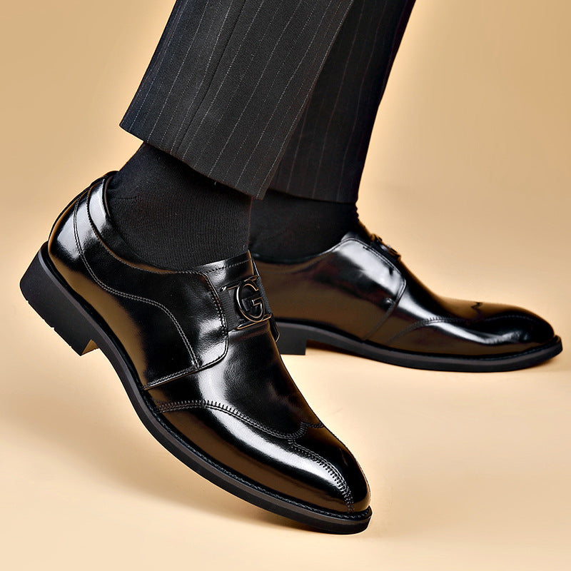 Chaussures en Cuir Pointues – Élégance Business & Décontractée