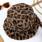 Thai Curry Leopard Peluche à large bord Chapeau de pêcheur d'hiver