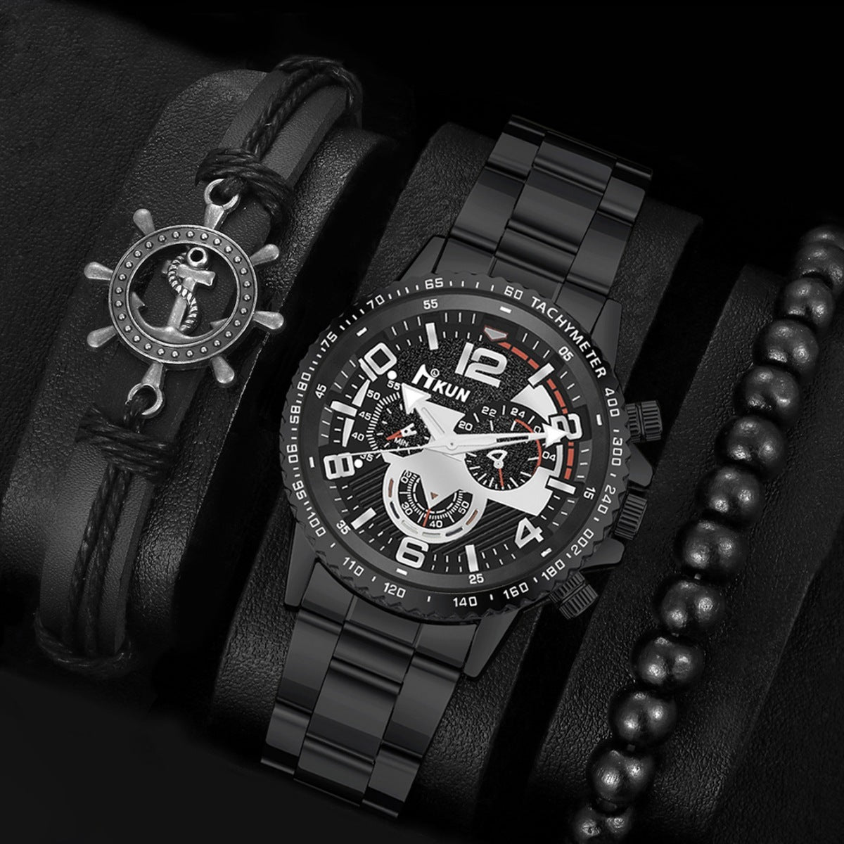 Montre en acier homme fashion quartz