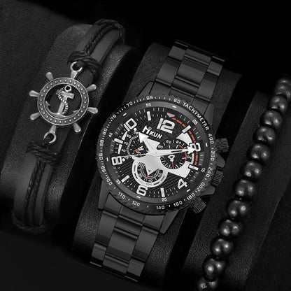 Montre en acier homme fashion quartz