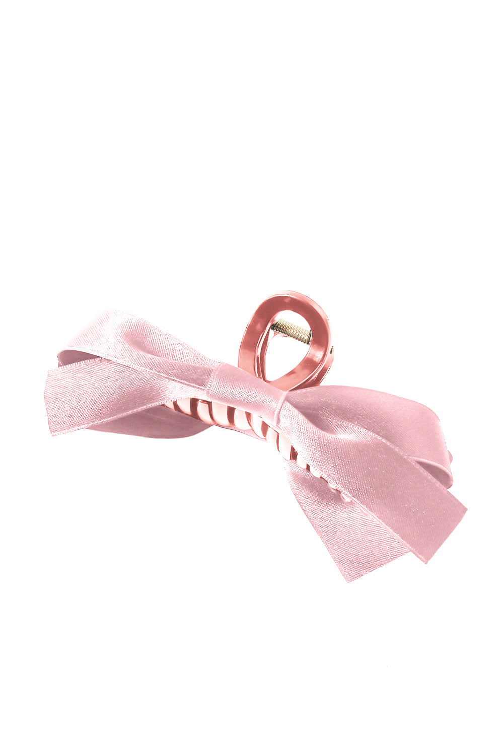 Barrette à cheveux avec ruban décoratif de couleur unie noire