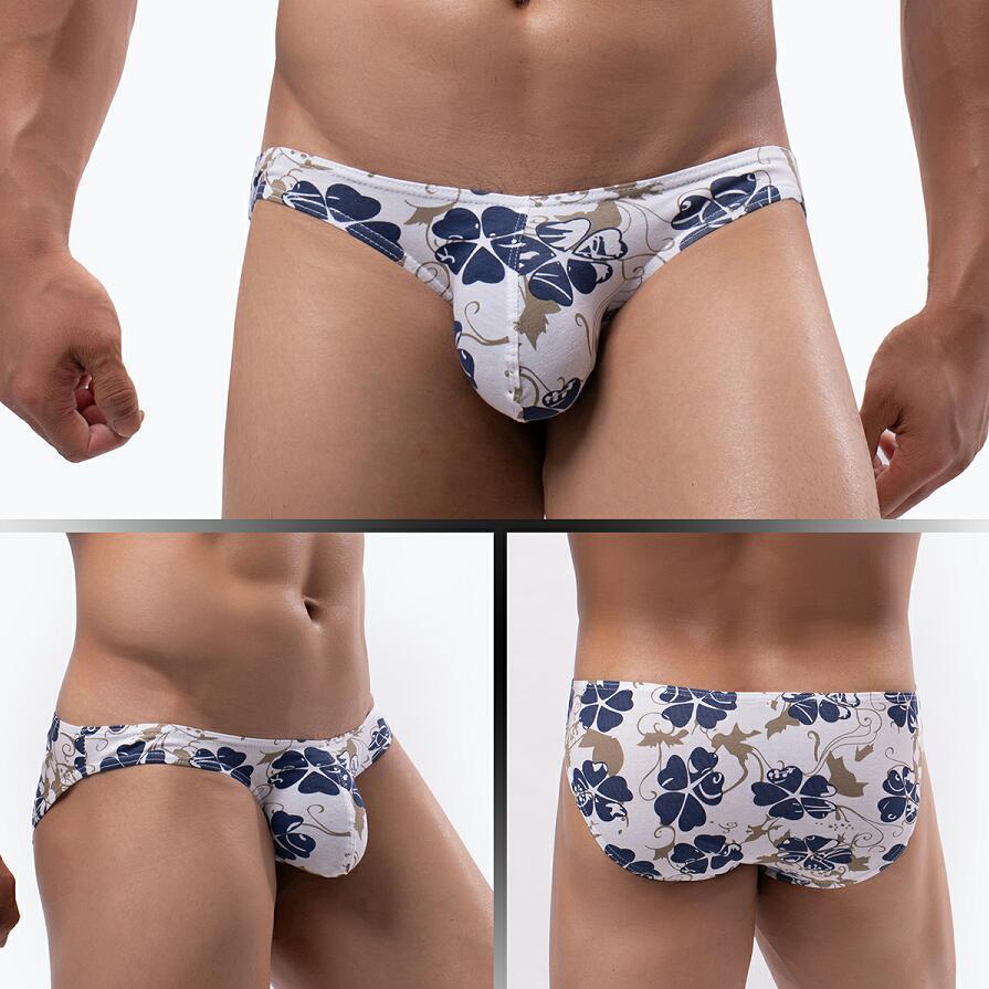Slip taille basse à motifs imprimés pour homme