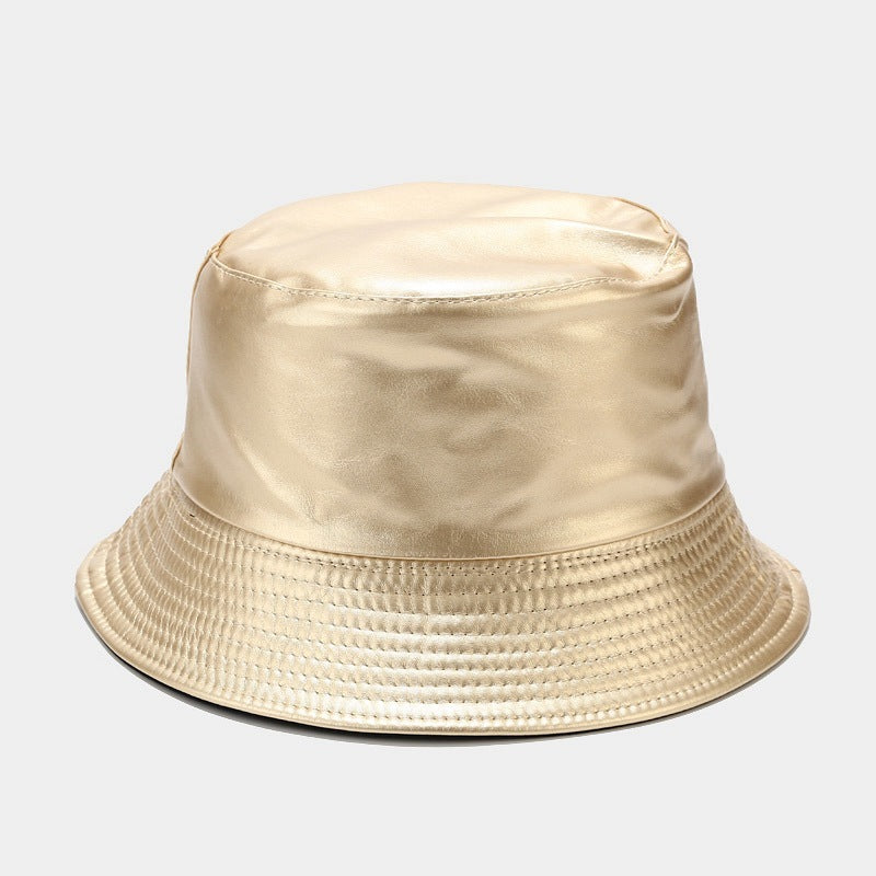 Chapeau homme en cuir double face