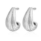 Boucles d'oreilles pendantes en acier inoxydable pour femme