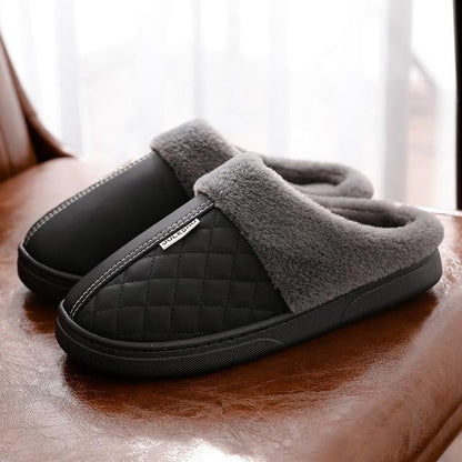 Chaussons d'hiver confortables en bambou et fibre de coton