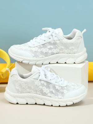 Chaussures Femme Blanches – Légères, Respirantes & Confortables
