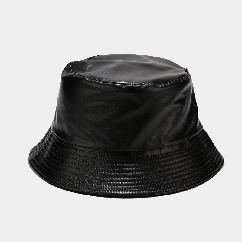 Chapeau homme en cuir double face