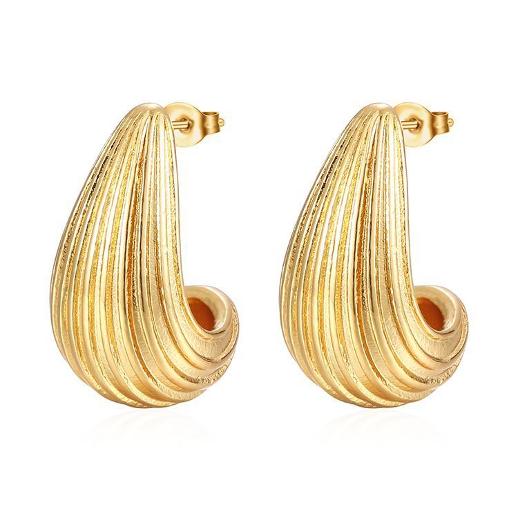 Boucles d'oreilles pendantes en acier inoxydable pour femme