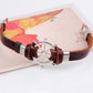 Bracelet de gouvernail en cuir de vache véritable