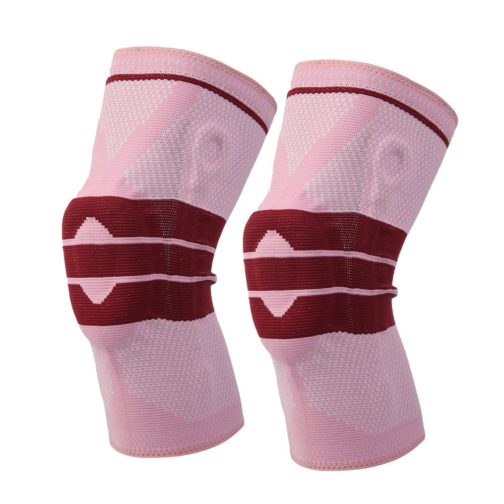Genouillère à ressort en silicone, protection professionnelle, genouillère rotule de course
