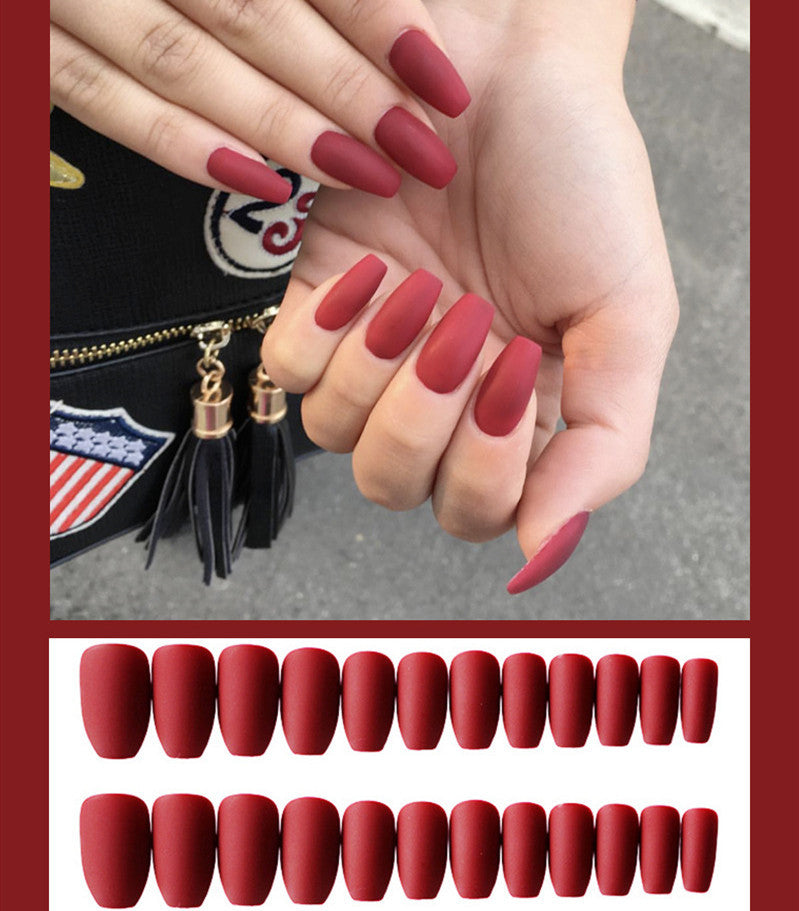 Faux ongles ballet Givré