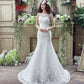 Robe de mariée sirène sexy en dentelle