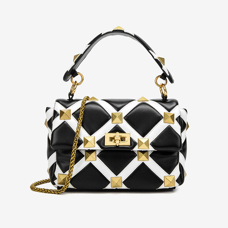 Sac Femme Tendance – À carreaux, Porté Épaule ou Crossbody