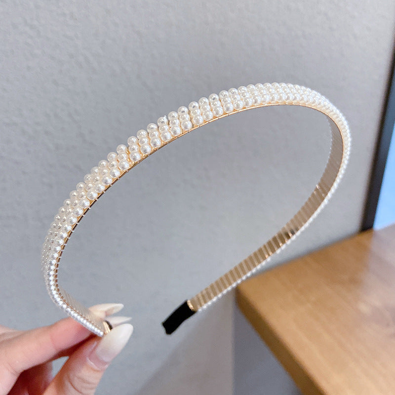 Bandeau de cheveux en perles fines