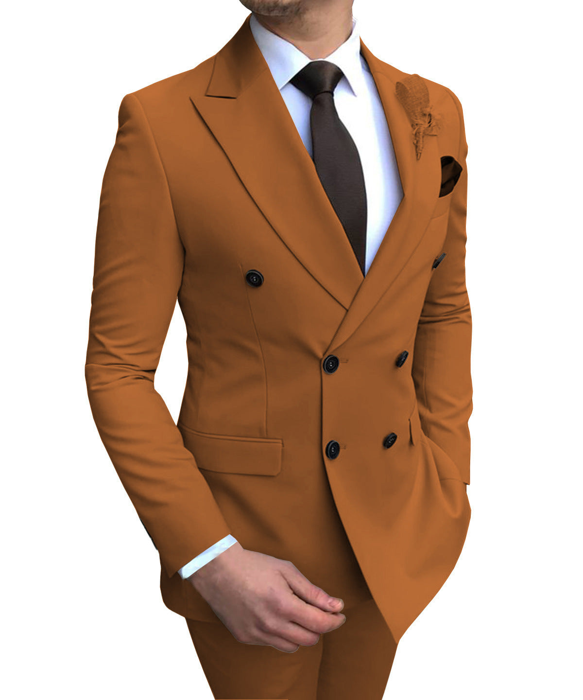 Costume deux pièces pour homme, costume de marié pour mariage