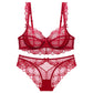 Soutien-gorge à armatures en dentelle pour poitrines généreuses