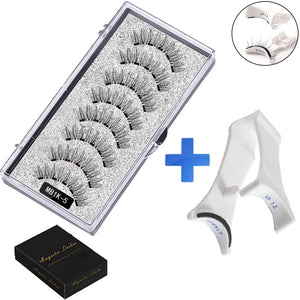 Set de 5 Faux Cils Magnétiques avec Applicateur – Sans Colle