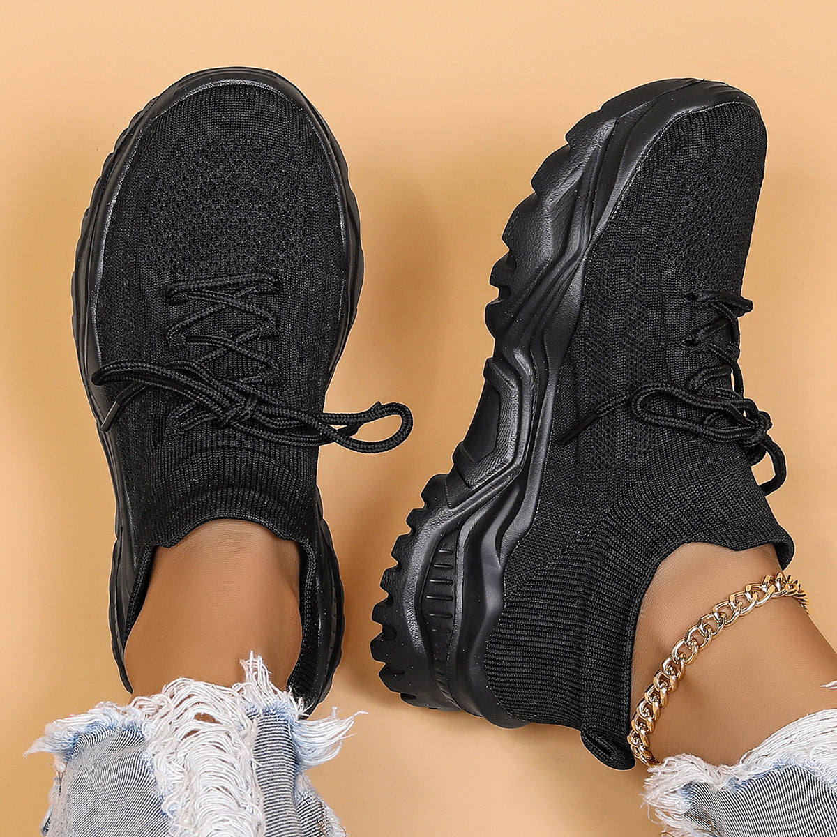 Chaussures Femme Sport – Respirantes, Tissage Flyknit & Faciles à Enfiler