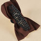 Barrette à cheveux avec ruban décoratif de couleur unie noire