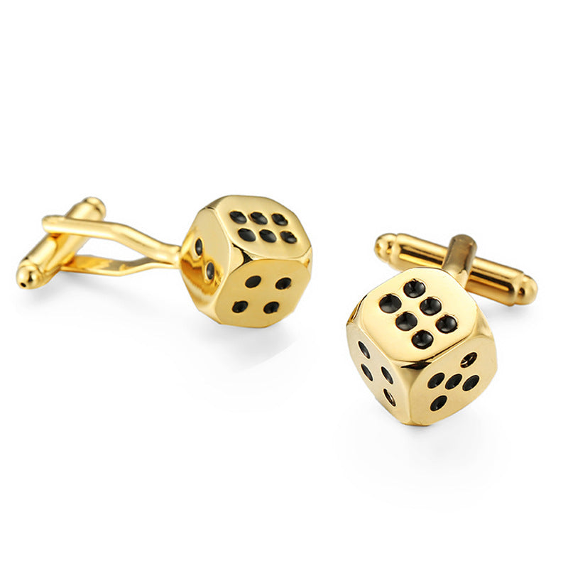 French Shirt Cufflinks Copper Material Gold