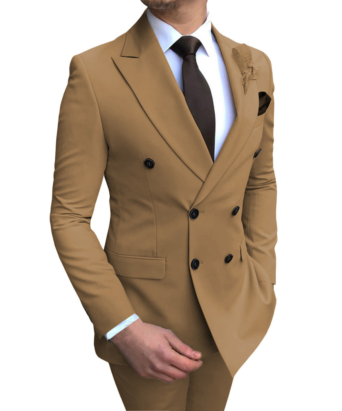 Costume deux pièces pour homme, costume de marié pour mariage