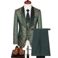 Costume Jacquard pour homme, robe de mariée, costume de marié, costume d'hôte, costume de spectacle