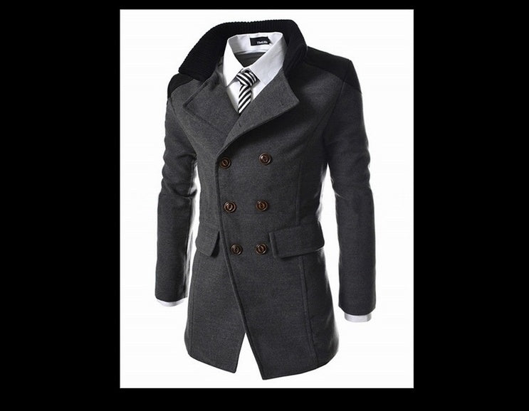 Manteau chaud double face